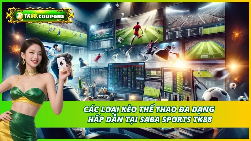 Các loại kèo thể thao đa dạng hấp dẫn tại Saba Sports TK88
