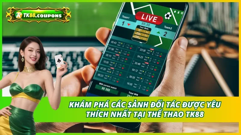 Khám phá các sảnh đối tác chiến lược được yêu thích nhất tại Thể thao TK88